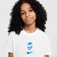 Nike Sportswear Big дитячі футболка колір білий