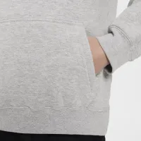 Nike Big детские волейбольные Pullover Толстовка с капюшоном цвет серый