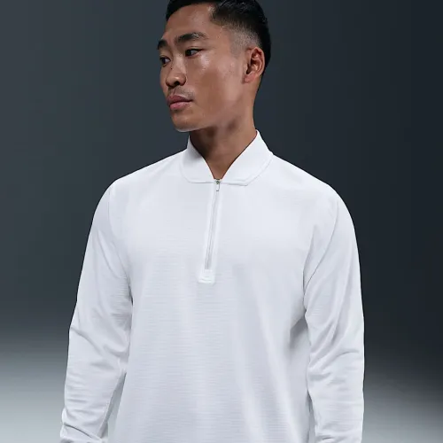 Nike Velocity мужские Therma-FIT 1/2-Zip для гольфа Top цвет белый