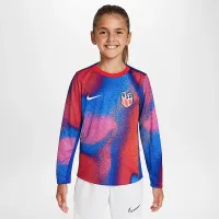 USMNT Academy Pro Big детские Nike Dri-FIT Soccer Crew-Neck Long-Sleeve Top цвет белый