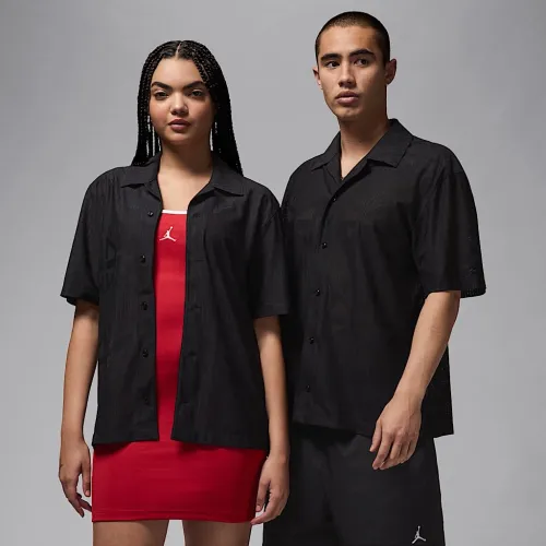 Nike Jordan Flight чоловічі Short-Sleeve Knit Top колір чорний