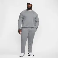 Nike Primary Fleece мужские Dri-FIT UV Performance Crew цвет серый