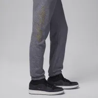 Nike Jordan Take Flight цвет черный and Gold Fleece Pants Big Kids Pants цвет серый