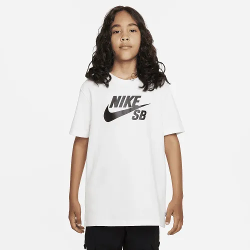 Nike SB Big дитячі футболка колір білий
