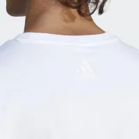 Футболка adidas Essentials Single Jersey Big Logo IC9349 - Біла
