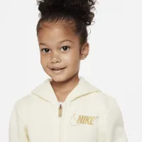 Nike Shine Full-Zip and лосіни комплект Toddler 2-Piece Толстовка з капюшоном комплект колір коричневий