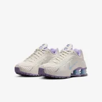 Nike Shox R4 Big детские Кроссовки цвет коричневый