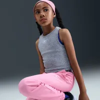 Nike Pro Fleece Big детские (Girls') Dri-FIT Joggers Pink
