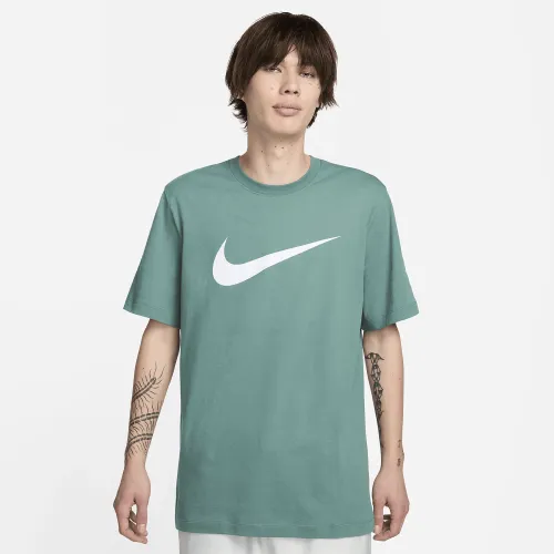Nike Sportswear Swoosh мужские футболка цвет зеленый