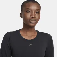 Nike Dri-FIT ADV Aura жіноча Slim-Fit Long-Sleeve тренувальні Top колір чорний
