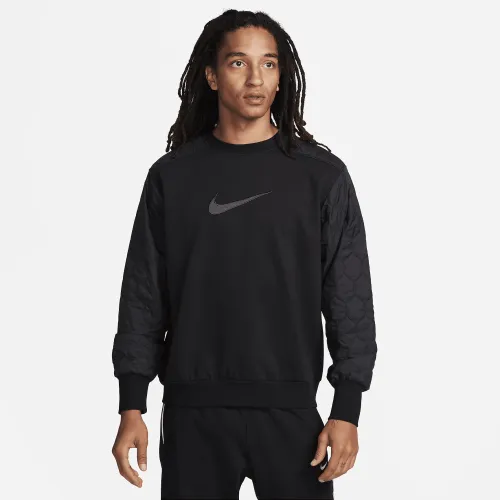Nike Standard Issue мужские баскетбольные Crew-Neck свитшот цвет черный