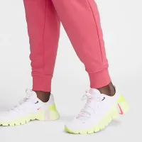 Nike Dri-FIT One жіноча З високою талією 7/8 French Terry Joggers Pink