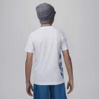 Nike Jordan Warped Galaxy Big детские Graphic футболка цвет белый