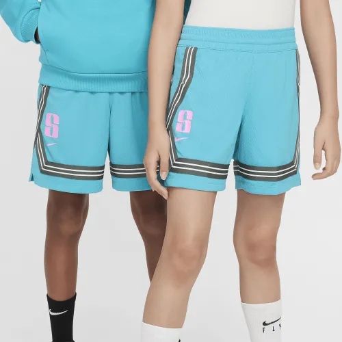 Nike Sabrina Big дитячі (Girls') Dri-FIT баскетбольні шорти колір зелений