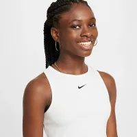 Nike Sportswear Girls' Ribbed Tank Top колір білий