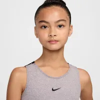 Nike Gymnastics Strappy Performance Leotard колір сірий