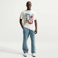 Nike мужские баскетбольные футболка цвет белый