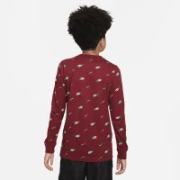 Nike Sportswear Big детские Long-Sleeve футболка цвет красный