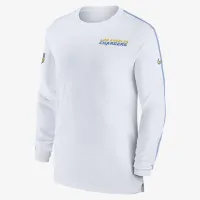Los Angeles Chargers Sideline Coach чоловічі Nike Dri-FIT NFL Long-Sleeve Top колір білий