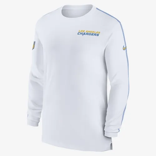 Los Angeles Chargers Sideline Coach чоловічі Nike Dri-FIT NFL Long-Sleeve Top колір білий