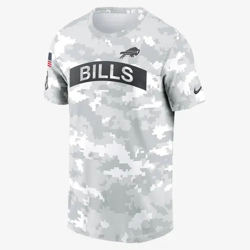 Buffalo Bills Salute to Service Edge Arch чоловічі Nike Dri-FIT NFL футболка колір білий