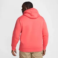 Nike Club мужские Fleece Pullover Толстовка с капюшоном Orange