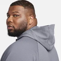 Nike чоловічі Dri-FIT Fleece Fitness Pullover колір сірий