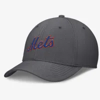 New York Mets Swoosh мужские Nike Dri-FIT MLB Hat цвет серый