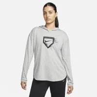 Nike Dri-FIT жіноча Softball Толстовка з капюшоном колір сірий