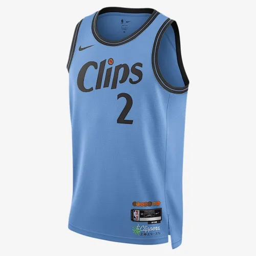 Kawhi Leonard LA Clippers 2024/25 City Edition чоловічі Nike Dri-FIT NBA Swingman Jersey блакитний