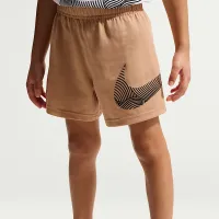 Nike Sportswear In The Zone Little дитячі Relaxed Jersey 2-Piece комплект колір коричневий