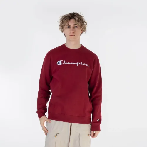 Кофта/футболка Champion Crewneck 219204-RS508 - бордовая