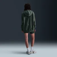 Nike Sportswear Phoenix Plush жіноча оверсайз Cozy Fleece Full-Zip Толстовка з капюшоном колір зелений