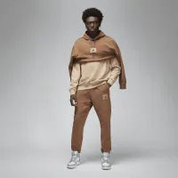 Nike Jordan Flight Fleece мужские Washed Pullover Толстовка с капюшоном цвет коричневый