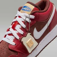 Nike Air Jordan 1 Low SE Big детские Кроссовки цвет коричневый