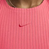 Nike Sportswear Chill Rib женская Slim Sleeveless Midi Костюм Pink