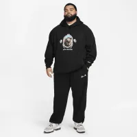 Nike LeBron чоловічі Open Hem Fleece Pants колір чорний