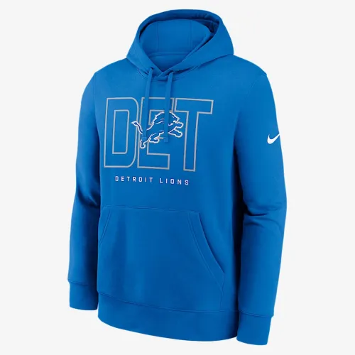 Detroit Lions Busted Play Club мужские Nike NFL Pullover Толстовка с капюшоном синий
