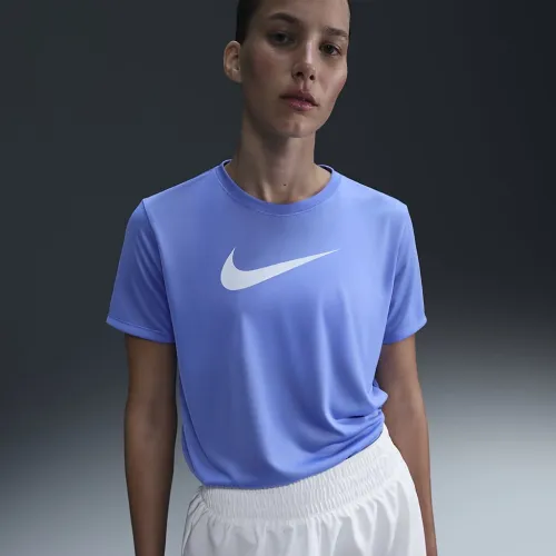 Nike женская Dri-FIT Graphic футболка синий