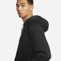Nike Therma мужские Therma-FIT Hooded Fitness Pullover цвет черный