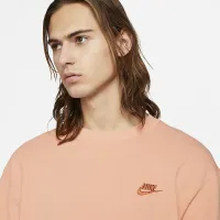Nike Sportswear мужские Classic Fleece Crew Orange