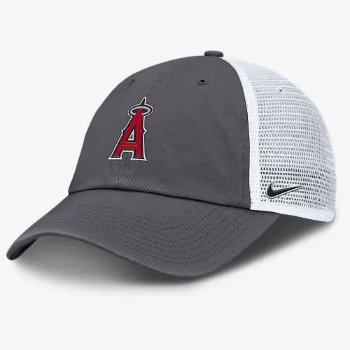 Los Angeles Angels Club чоловічі Nike MLB Trucker Adjustable Hat колір сірий