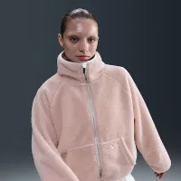 Nike Sportswear женская High-Pile Fleece Куртка Pink