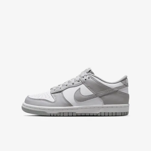 Nike Dunk Low Big детские Кроссовки цвет белый