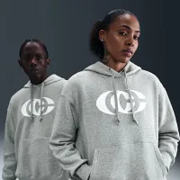 Caitlin Clark Nike баскетбольные Phoenix Fleece Pullover Толстовка с капюшоном цвет серый