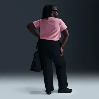 Nike Sportswear Club Essentials жіноча футболка (великі розміри) Pink