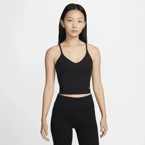 Nike Indy жіноча Light-Support Padded Sports Bra Tank колір чорний