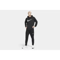 Nike Dry Graphic мужские Dri-FIT Hooded Fitness Pullover цвет черный