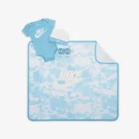 Nike Wash Pack 4-Piece Blanket Box комплект Baby Blanket комплект блакитний