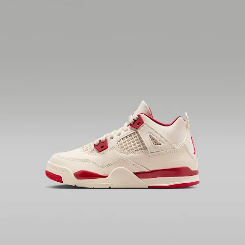 Nike Jordan 4 Retro Little детские Кроссовки цвет коричневый